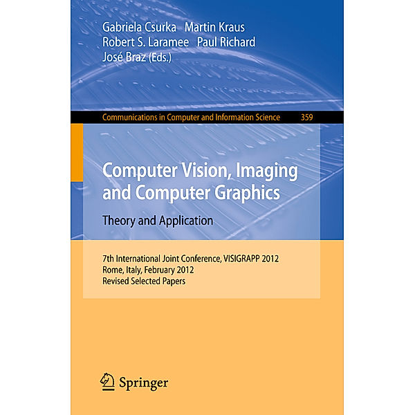 Computer Vision, Imaging and Computer Graphics - Theory and Applications