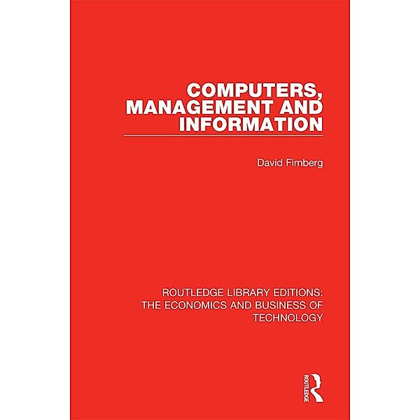 Computers, Management and Information, David Firnberg