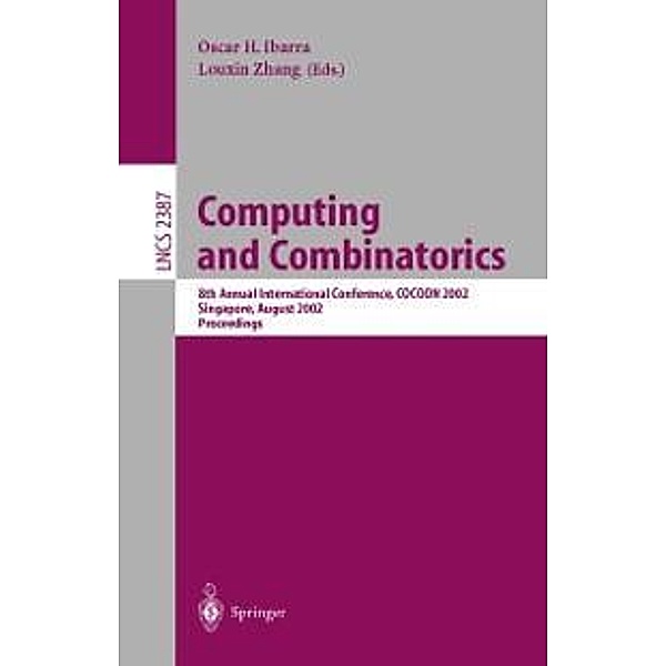 Computing and Combinatorics / Lecture Notes in Computer Science Bd.2387