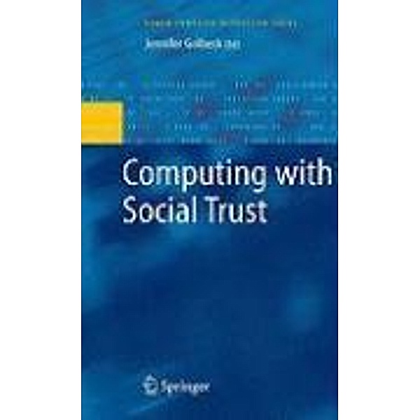 Computing with Social Trust / Human-Computer Interaction Series, Jennifer Golbeck