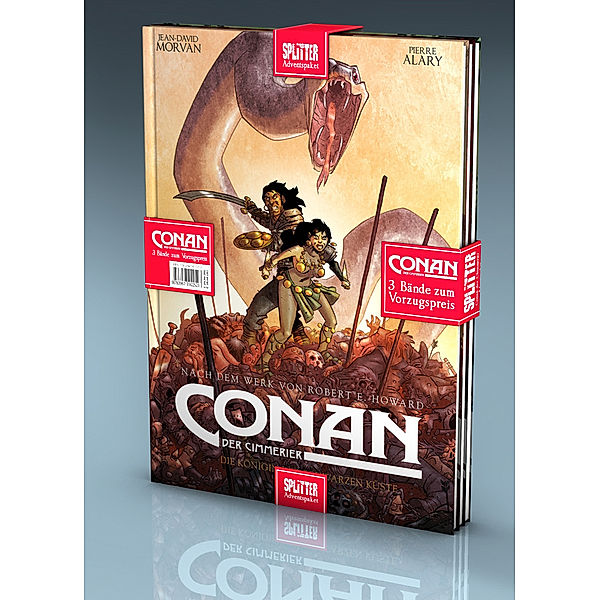 Conan der Cimmerier / 1-3 / Conan der Cimmerier Adventspaket: Band 1 - 3 zum Sonderpreis, Robert E. Howard, Jean-David Morvan, Vincent Brugeas, Mathieu Gabella