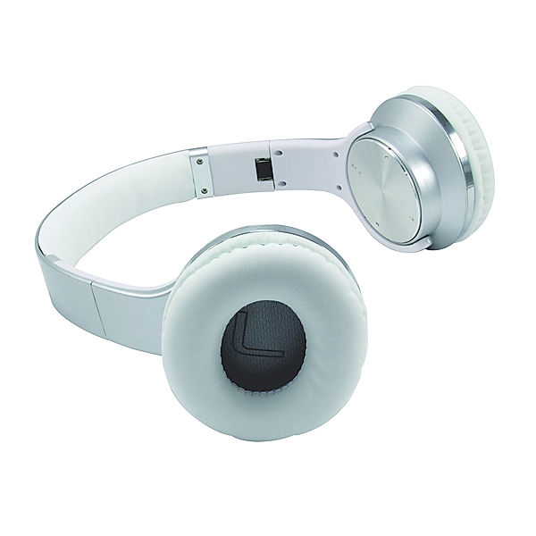 CONCEPTRONIC Kabelloser Bluetooth Headset Kopfhörer, Lautsprecher (Farbe: silber)