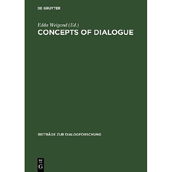 Concepts of Dialogue