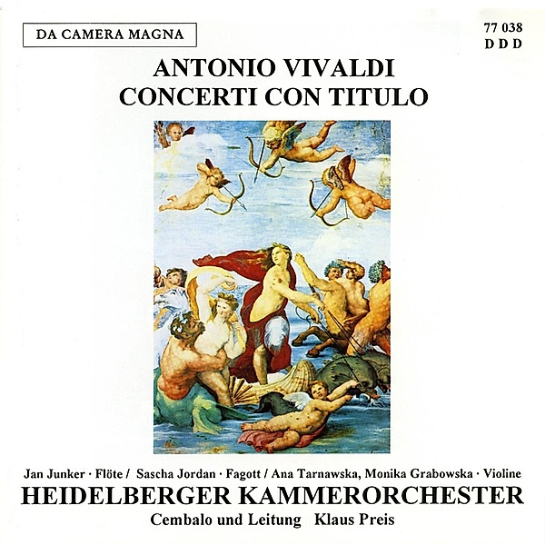 Concerti Con Titulo, K. Preis, Heidelberger KO