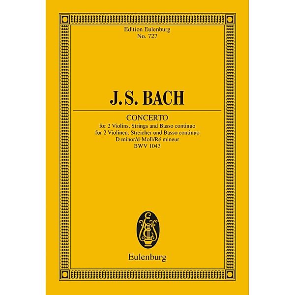 Concerto D minor, Johann Sebastian Bach