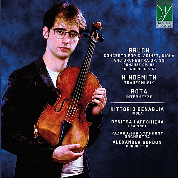 Concerto For Clarinet,Viola And Orch./Kol Nidrei/+, Vittorio Benaglia, Pazardzhik Symph.Orch., Gordon