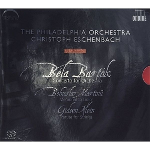 Concerto For Orchestra/Memorial To Lid./+, Philadelphia Orchestra, Eschenbach