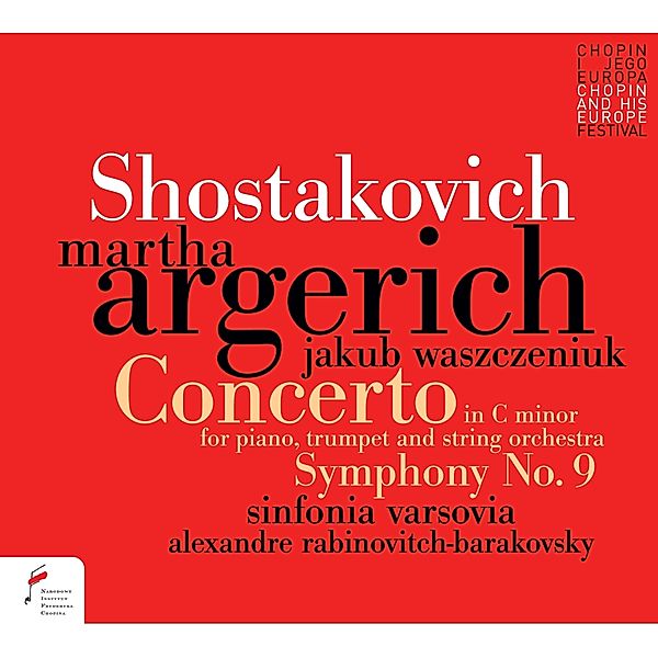 Concerto For Piano In C Minor Op.35,Symphony 9, Martha Argerich, Waszczeniuk, Sinfonia Varsovia