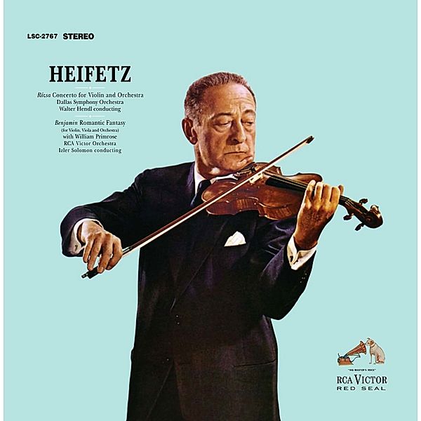 Concerto For Violin And Orchestra/Romantic Fantasy, Jascha Heifetz, DALLAS SYMPNOHY, Walter Hendl