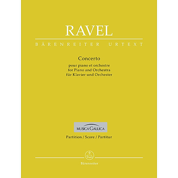 Concerto für Klavier und Orchester G-Dur, Maurice Ravel