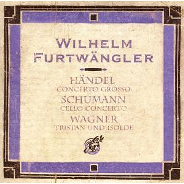 Concerto Grosso/Cellokonzert, W. Furtwängler, Bp