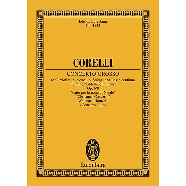 Concerto grosso G minor, Arcangelo Corelli