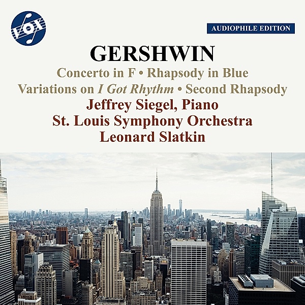 Concerto In F/Rhapsody In Blue/+, Jeffrey Siegel, Leonard Slatkin, St.Louis So