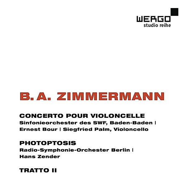 Concerto Pour Violoncelle/Photoptosis/Tratto I, Siegfried Palm