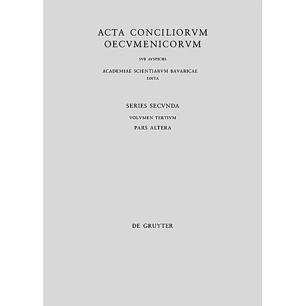Concilii Actiones IV-V
