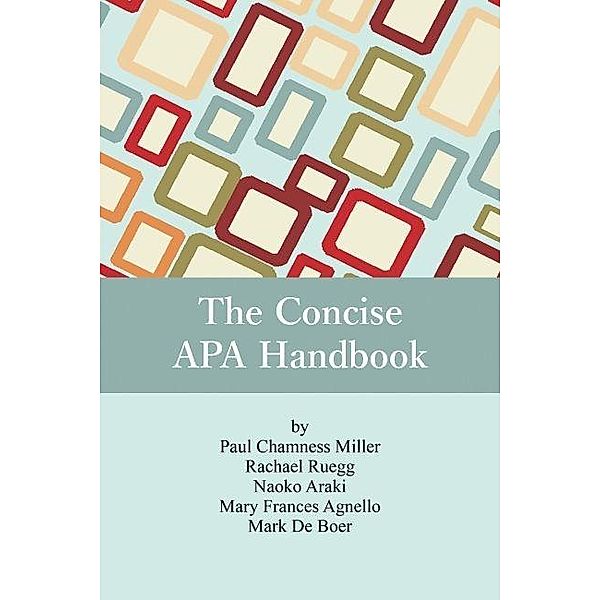 Concise APA Handbook, Paul Iida