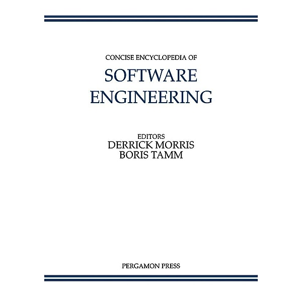 Concise Encyclopedia of Software Engineering