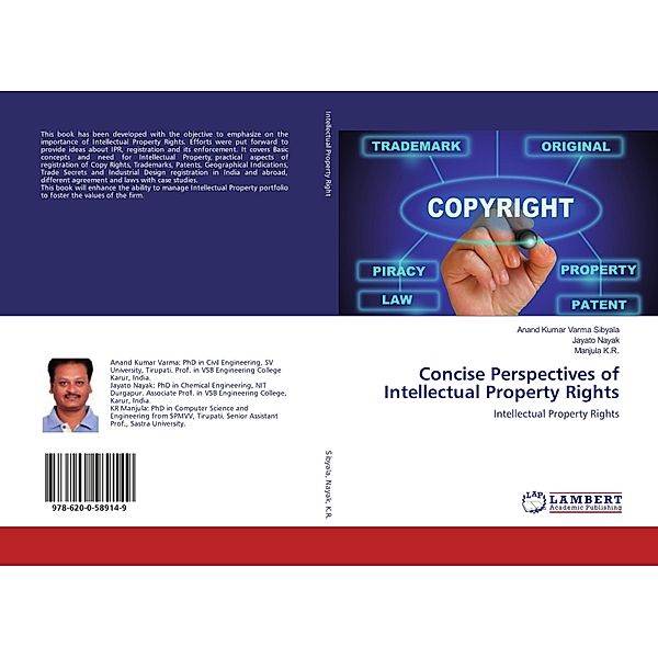 Concise Perspectives of Intellectual Property Rights, Anand Kumar Varma Sibyala, Jayato Nayak, Manjula K.R.