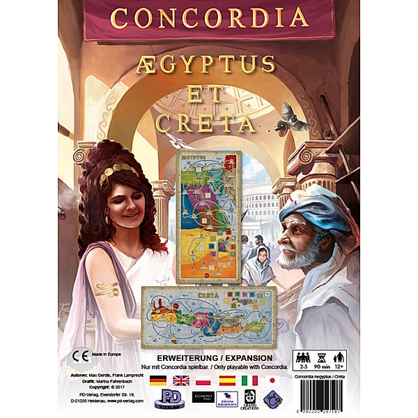 PD-Verlag Concordia, Aegyptus et Creta (Spiel-Zubehör), Mac Gerdts