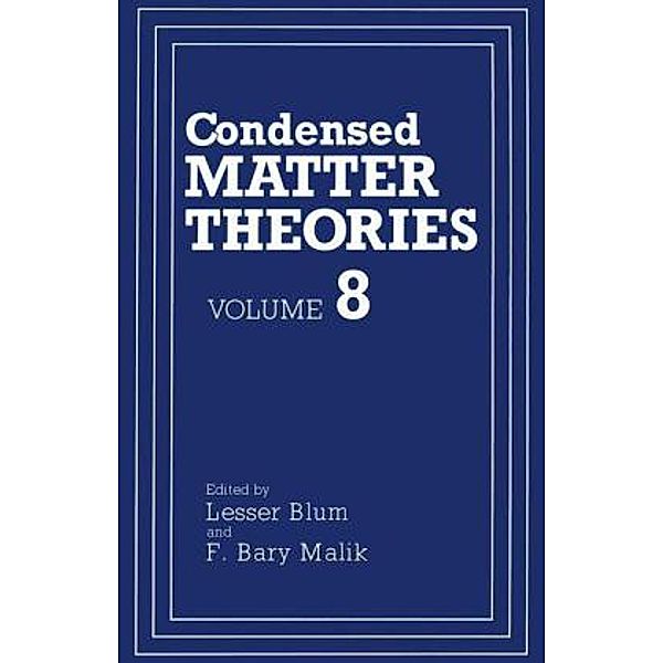 Condensed Matter Theories