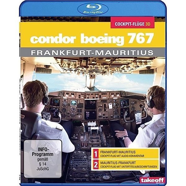 Condor Boeing 767 - Cockpit-Flüge (3D), 1 Blu-ray