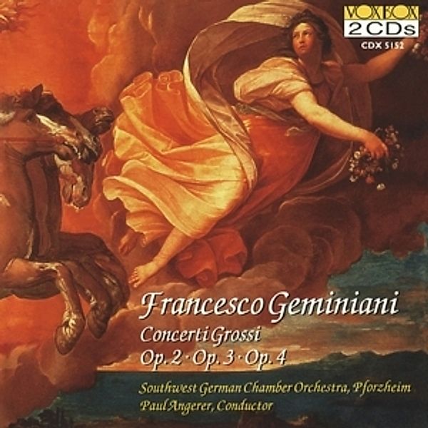 Conerti Grossi,Op.2-4, Angerer, SW German Co