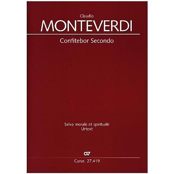 Confitebor, Partitur, Claudio Monteverdi