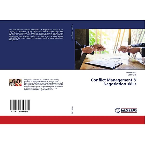 Conflict Management & Negotiation skills, Syeedun Nisa, Sadaf Siraj