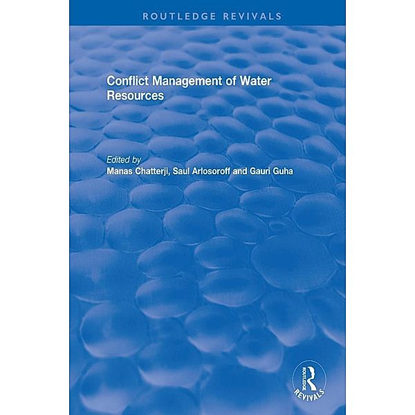 Conflict Management of Water Resources