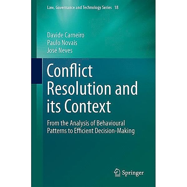 Conflict Resolution and its Context, Davide Carneiro, Paulo Novais, José Neves