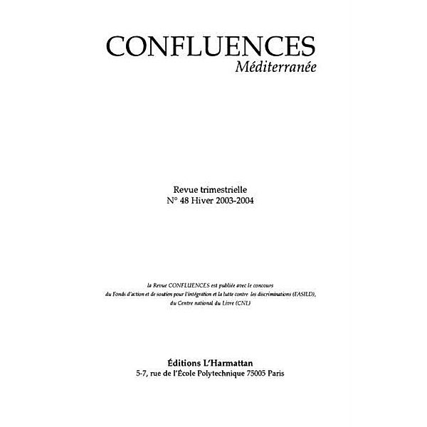 Confluences no. 48 / Hors-collection, Collectif
