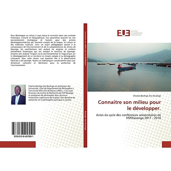 Connaitre son milieu pour le développer., Charles Bashige Atsi Bushige