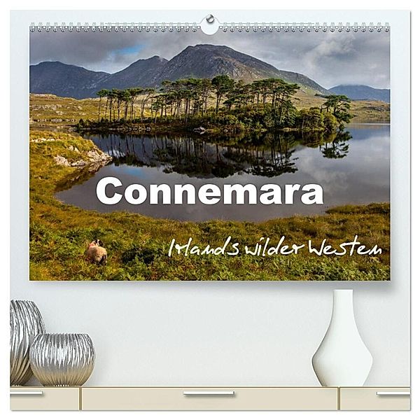 Connemara - Irlands wilder Westen (hochwertiger Premium Wandkalender 2024 DIN A2 quer), Kunstdruck in Hochglanz, Ferry Böhme