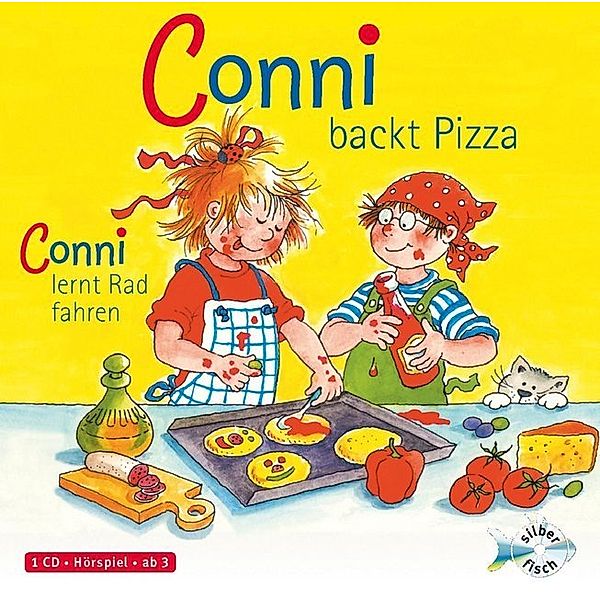 Conni backt Pizza / Conni lernt Rad fahren (Meine Freundin Conni - ab 3),1 Audio-CD, Liane Schneider