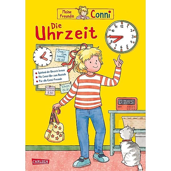 Conni Gelbe Reihe (Beschäftigungsbuch): Die Uhrzeit | Der Klassiker komplett überarbeitet, Hanna Sörensen
