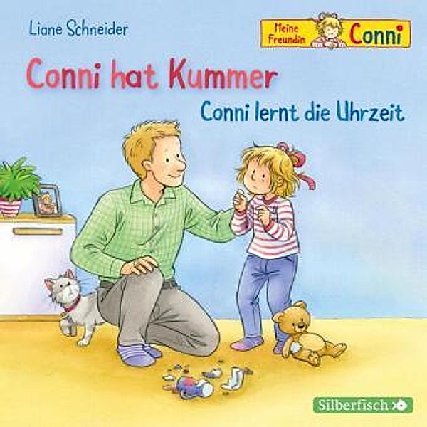 Conni hat Kummer / Conni lernt die Uhrzeit (Meine Freundin Conni - ab 3), 1 Audio-CD, Liane Schneider