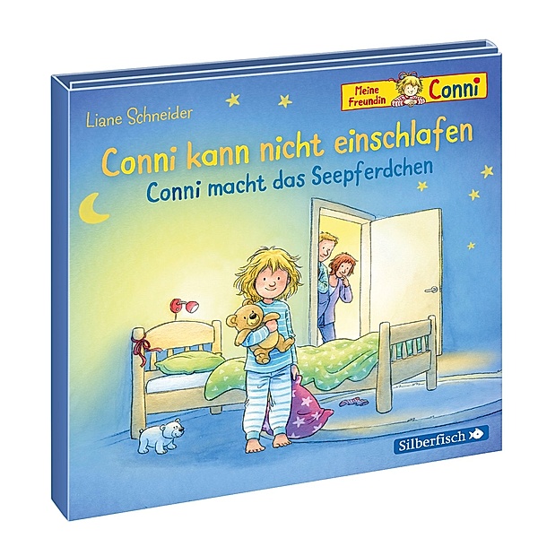 Conni kann nicht einschlafen / Conni macht das Seepferdchen (Meine Freundin Conni - ab 3),1 Audio-CD, Liane Schneider
