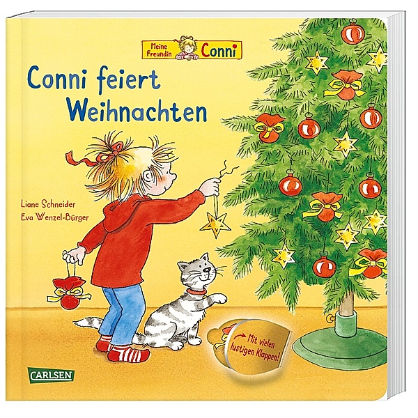 Conni-Pappbilderbuch: Conni feiert Weihnachten (mit Klappen), Liane Schneider