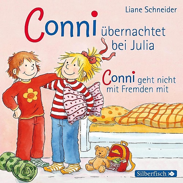 Conni übernachtet bei Julia / Conni geht nicht mit Fremden mit (Meine Freundin Conni - ab 3),1 Audio-CD, Liane Schneider