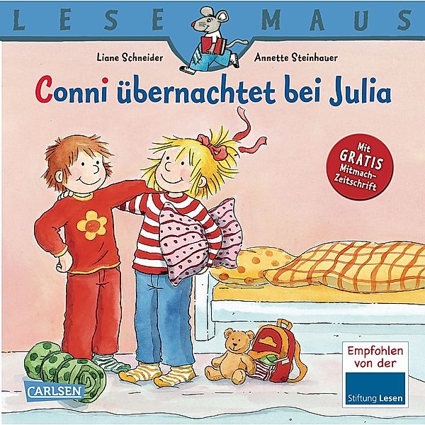 Conni übernachtet bei Julia / Lesemaus Bd.115, Liane Schneider, Annette Steinhauer