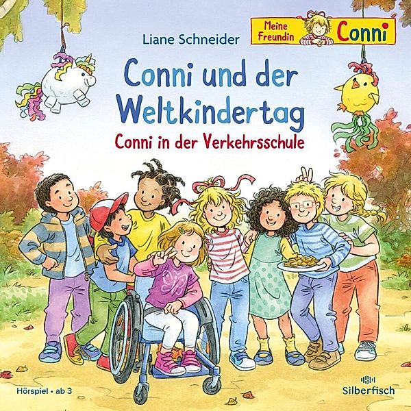 Conni und der Weltkindertag / Conni in der Verkehrsschule,1 Audio-CD, Liane Schneider
