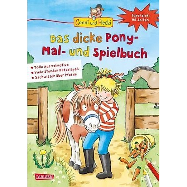 Conni und Flecki: Das dicke Pony-Mal- und Spielbuch, Hanna Sörensen