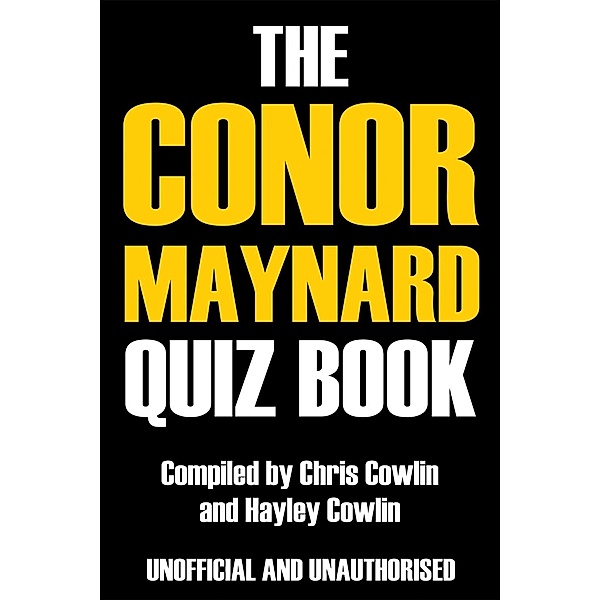 Conor Maynard Quiz Book, Chris Cowlin
