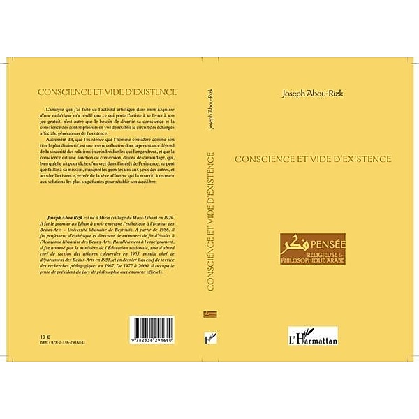 Conscience et vide d'existence / Hors-collection, Joseph Abou-Rizk