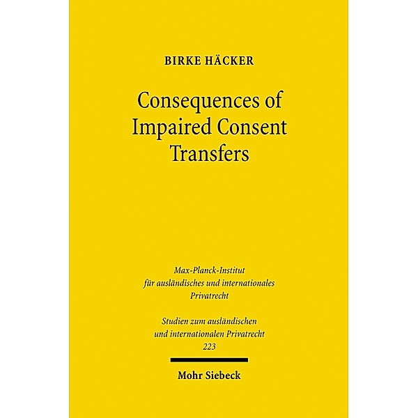 Consequences of Impaired Consent Transfers, Birke Häcker