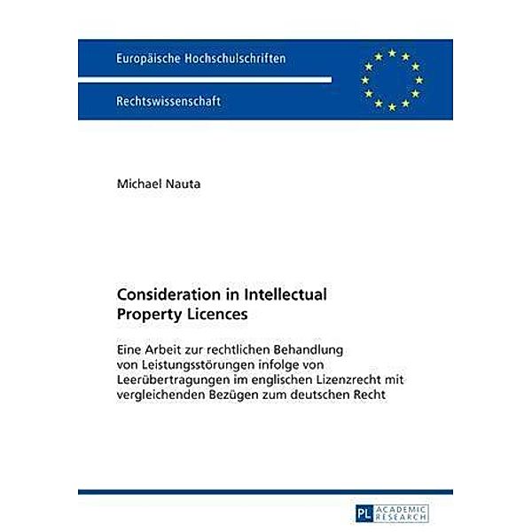 Consideration in Intellectual Property Licences, Michael Nauta