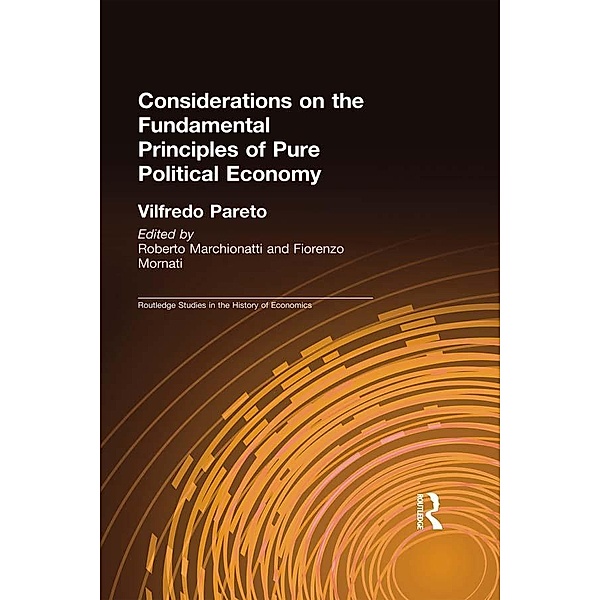 Considerations on the Fundamental Principles of Pure Political Economy, Vilfredo Pareto