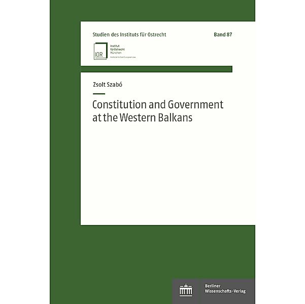 Constitution and Government at the Western Balkans, Zsolt Szabó