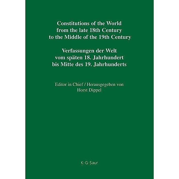 Constitutional Documents of Denmark, Norway and Sweden 1809-1849, Thomas Riis, Dag Michalsen