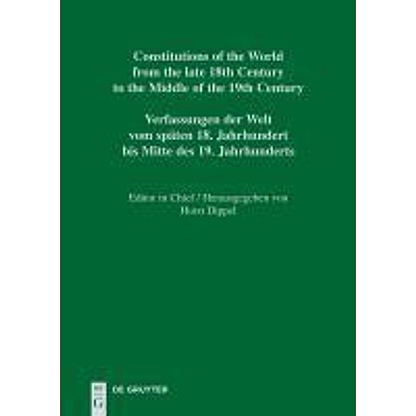 Constitutional Documents of Portugal and Spain 1808-1845